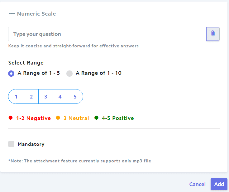 Numeric Scale